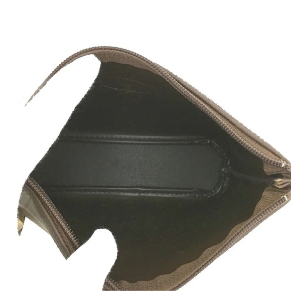 Authentic Burberrys Check Canvas Cosmetic Pouch Bag EUC - Picture 6 of 9